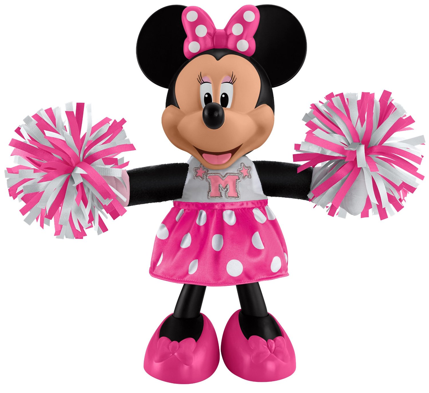 minnie mouse cheerleader plush